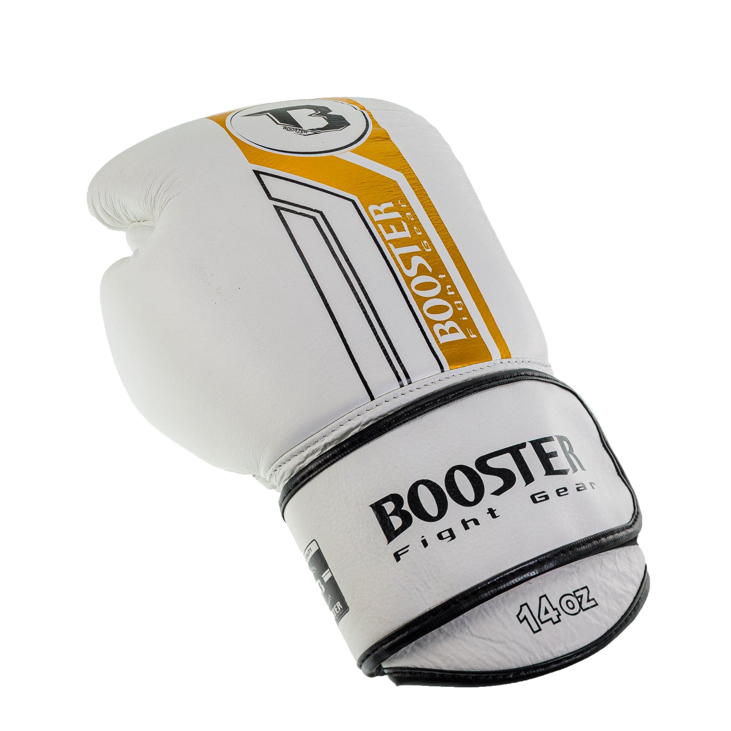 BOOSTER (KICK)BOKSHANDSCHOEN V9 WIT/GOUD