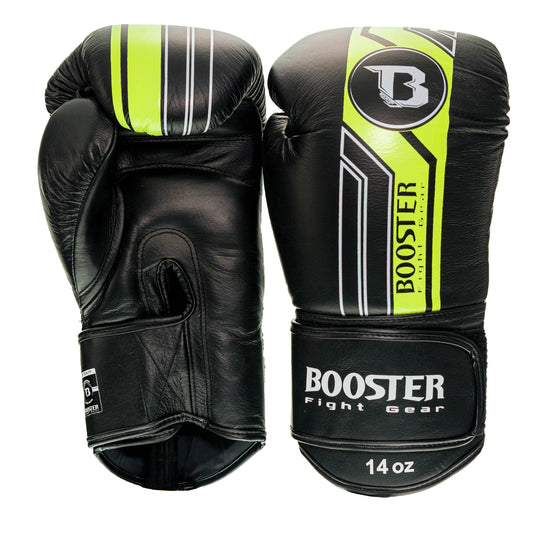 BOOSTER (KICK)BOKSHANDSCHOEN V9 ZWART/FLUOR