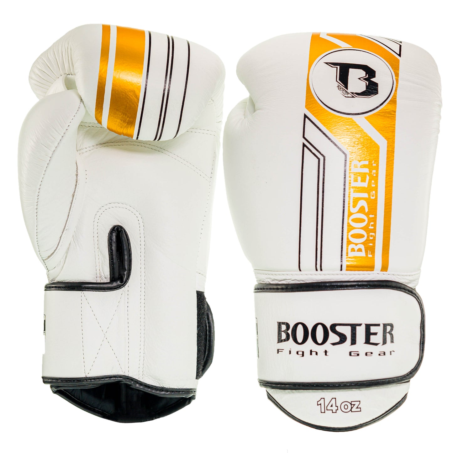 BOOSTER (KICK)BOKSHANDSCHOEN V9 WIT/GOUD