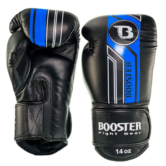 BOOSTER (KICK)BOKSHANDSCHOEN V9 ZWART/BLAUW