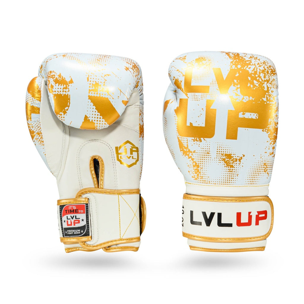 LVL UP (KICK)BOKSHANDSCHOENEN STADIUM 2 WHITE/GOLD