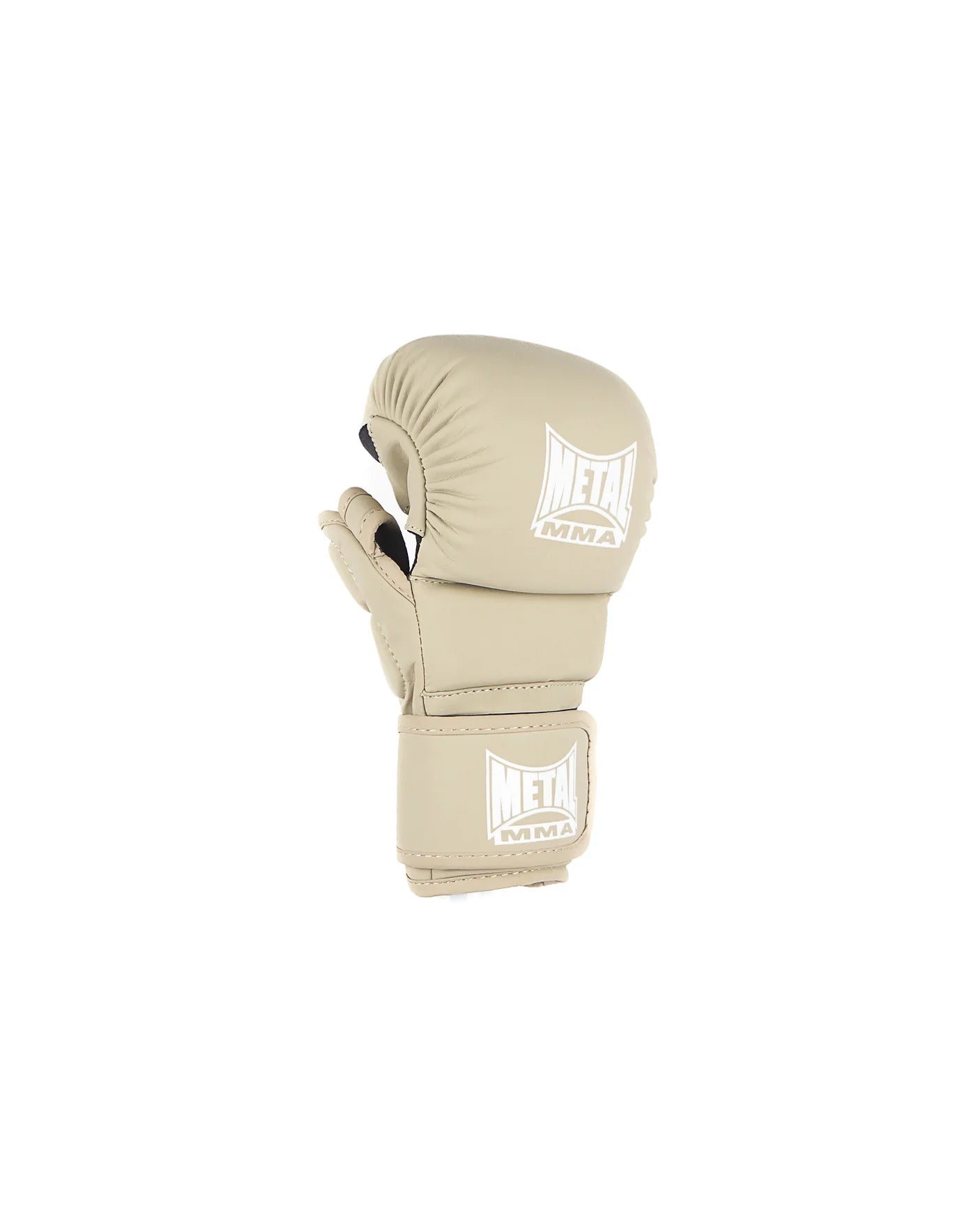 METAL BOXE SHELL MMA SPARRING HANDSCHOENEN - BEIGE