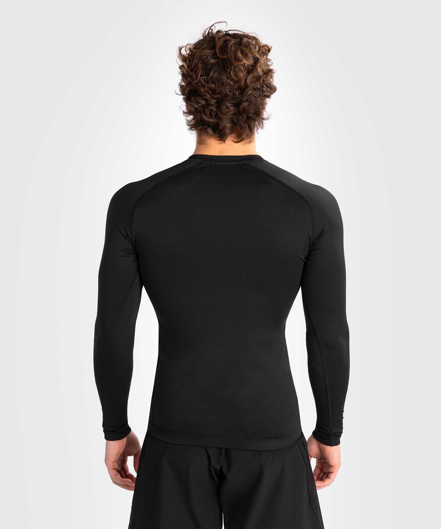 VENUM CONTENDER RASHGUARD VOOR HEREN - LANGE MOUWEN - ZWART/WIT