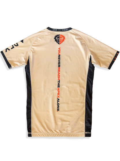 APEX MMA GOLD LION RASHGUARD