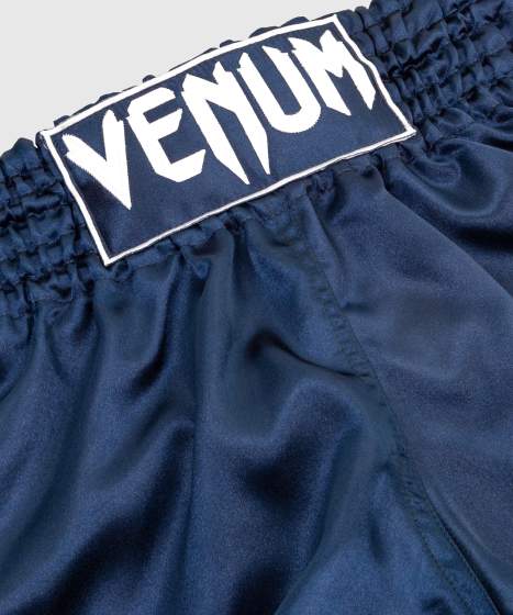 VENUM CLASSIC MUAY THAI SHORTS - MARINEBLAUW/WIT