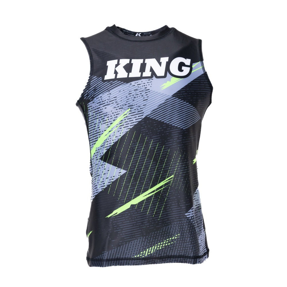 KING PRO BOXING SHADOW 2 SHIRT- ZWART/GROEN
