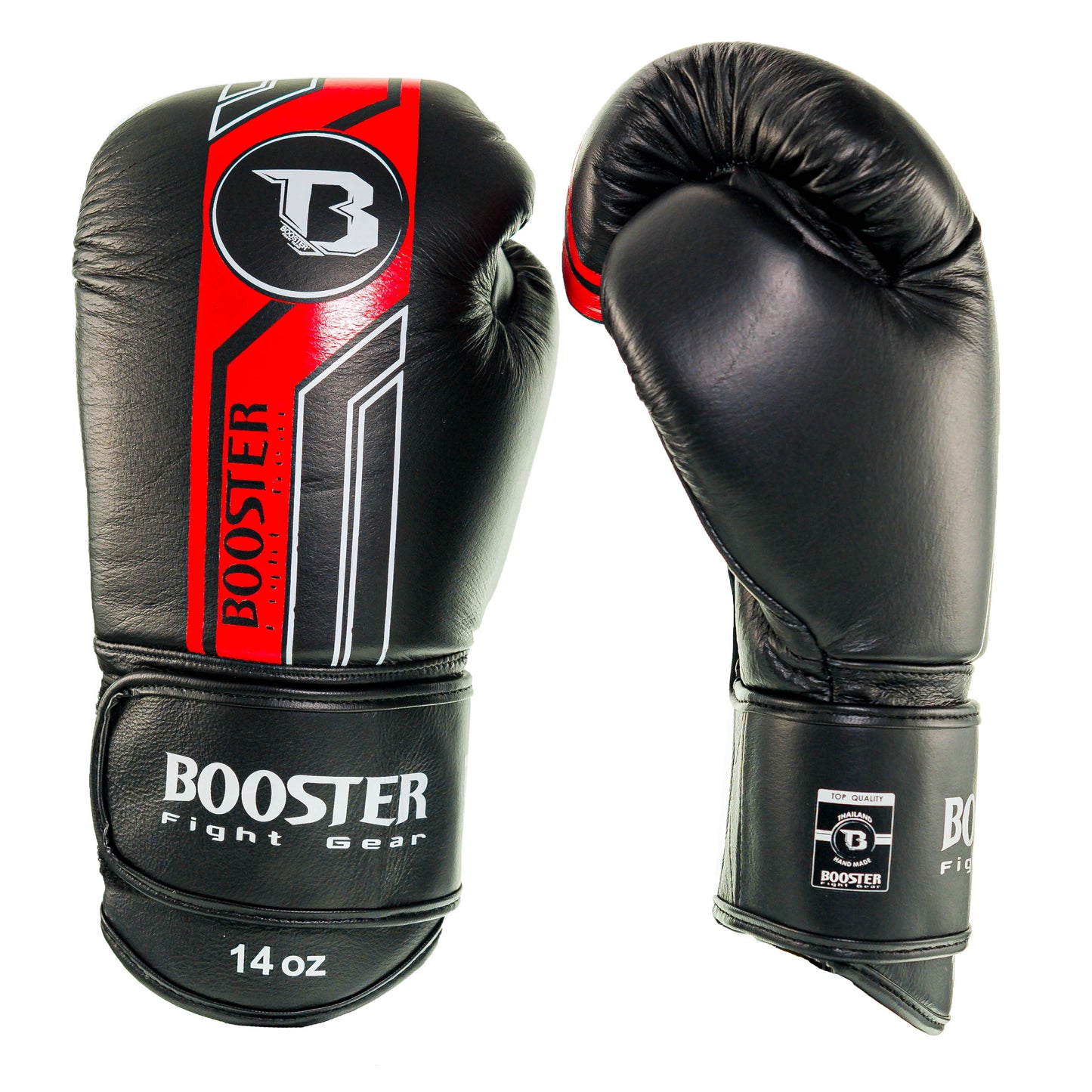 BOOSTER (KICK)BOKSHANDSCHOEN V9 ZWART/ROOD