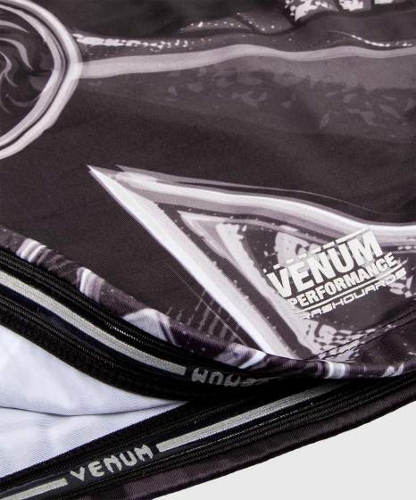 VENUM GLADIATOR 3.0 RASHGUARD - ZWART/WIT - KORTE MOUWEN