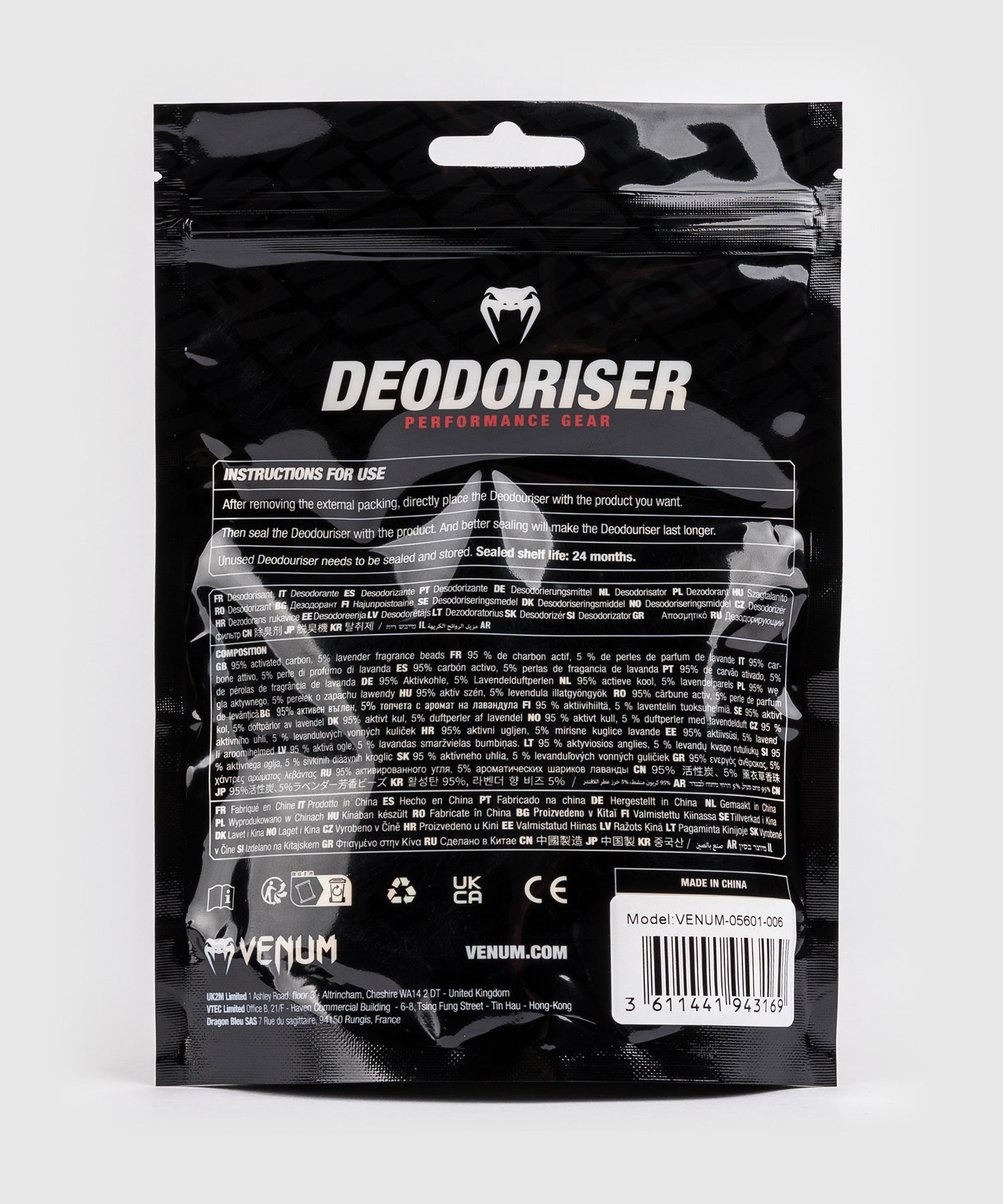 VENUM KONTACT DEODORISER - LEMON