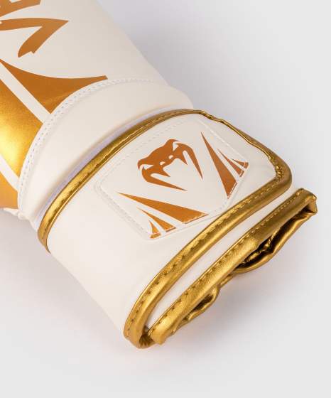 VENUM (KICK0BOKSHANDSCHOENEN CHALLENGER 2.5 WIT-GOUD