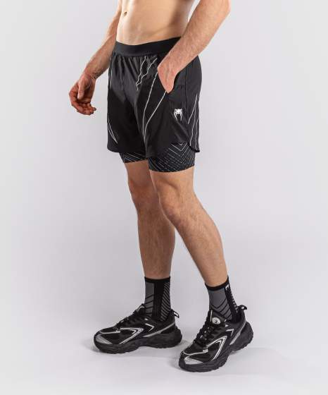 VENUM MIDNIGHT FURY 2IN1 SHORT ZWART/GRIJS/SILVER