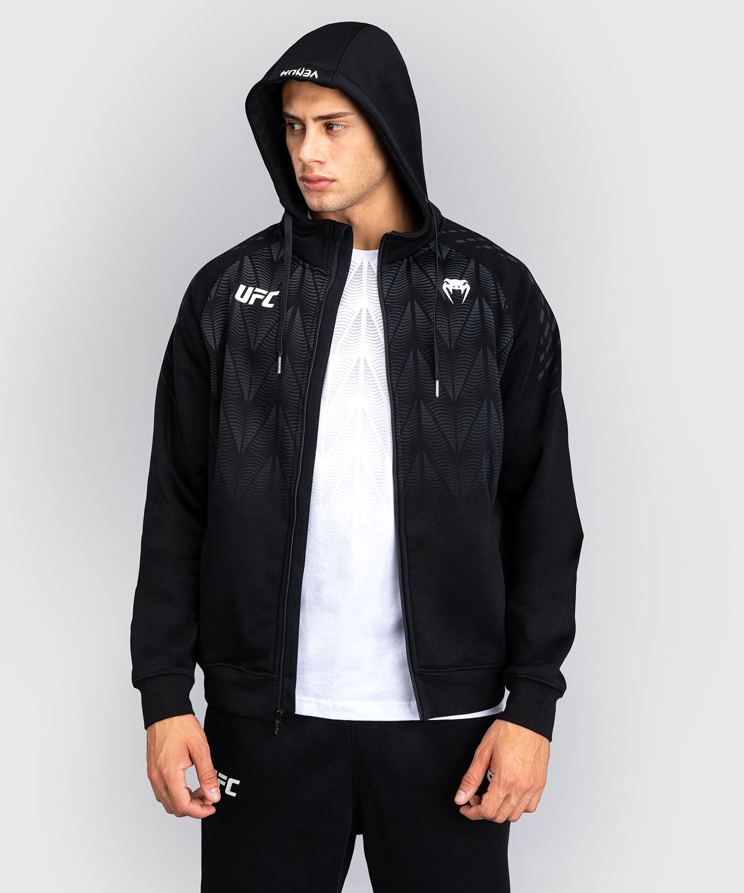 VENUM UFC ZENITH ZIP HOODIE ZWART/WIT