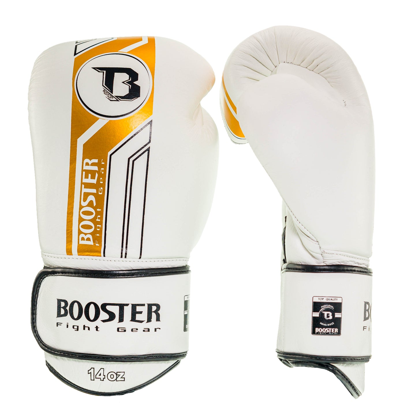 BOOSTER (KICK)BOKSHANDSCHOEN V9 WIT/GOUD