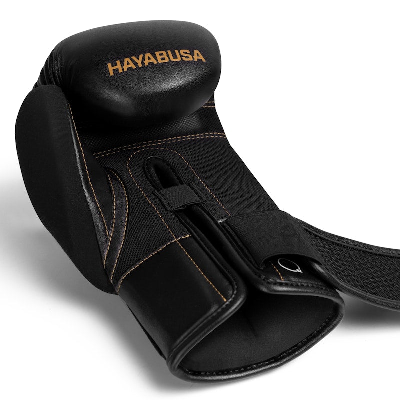 HAYABUSA E1 (KICK) BOXING GLOVES BLACK/GOLD