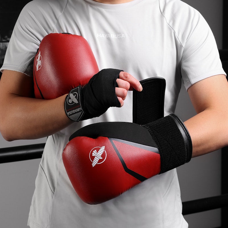 HAYABUSA E1 (KICK) BOXING GLOVES RED
