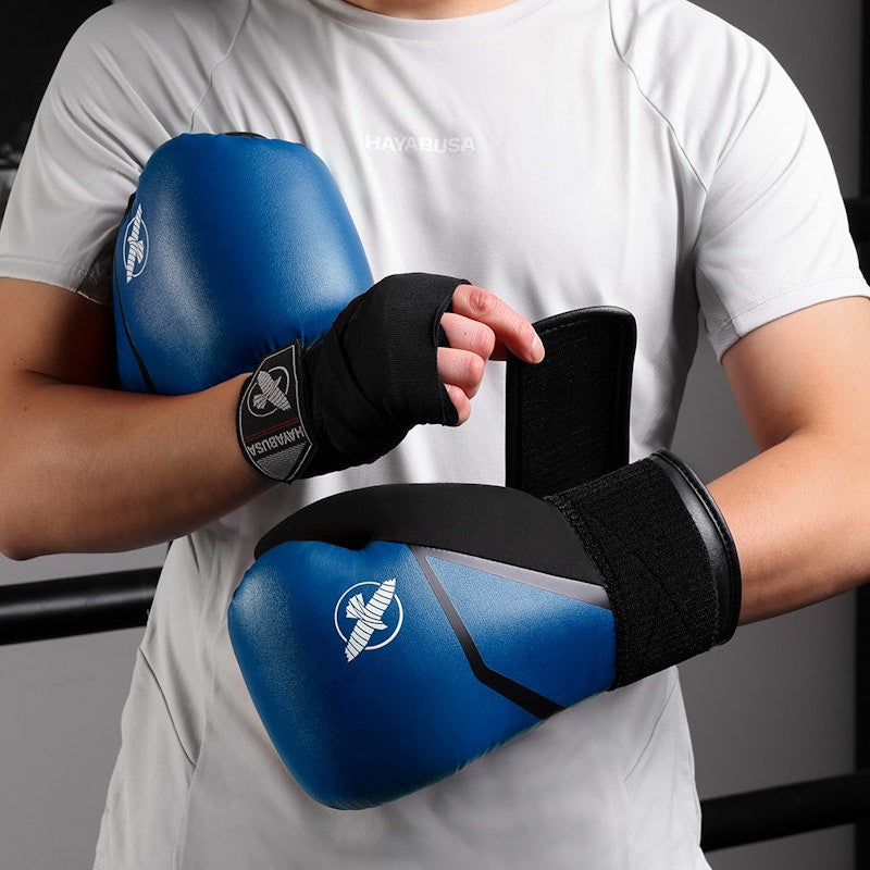 HAYABUSA E1 (KICK) BOXING GLOVES BLUE