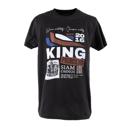 KING PRO SHIRT TS OMNOI -ZWART