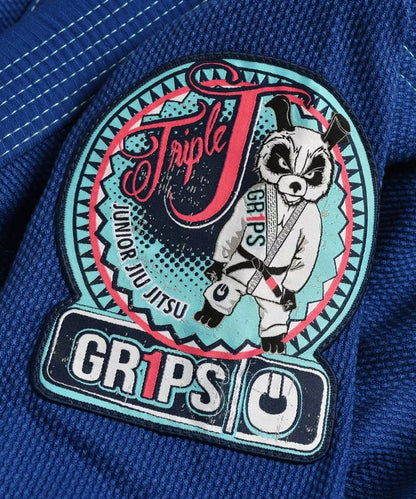 GRIPS BJJ PAK KIDS TRIPLE-J BLAUW