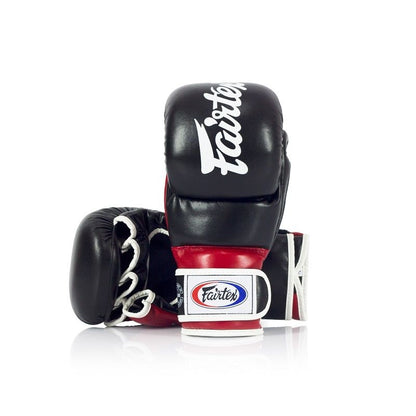 FAIRTEX MMA-SPARRINGSHANDSCHOENEN - ZWART