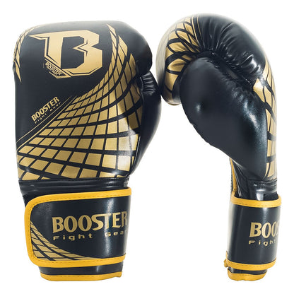 BOOSTER (KICK)BOKSHANDSCHOEN CUBE ZWART-GOUD