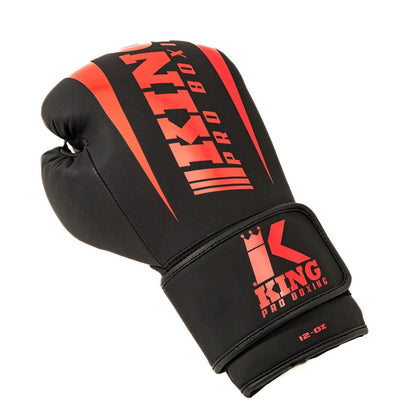 KING PRO  (KICK)BOKSHANDSCHOEN REVO ZWART/ROOD