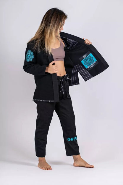 GRIPS BJJ PRIMERO COMPETITION WOMEN GI - ZWART