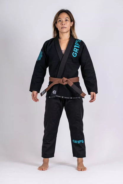 GRIPS BJJ PRIMERO COMPETITION WOMEN GI - ZWART