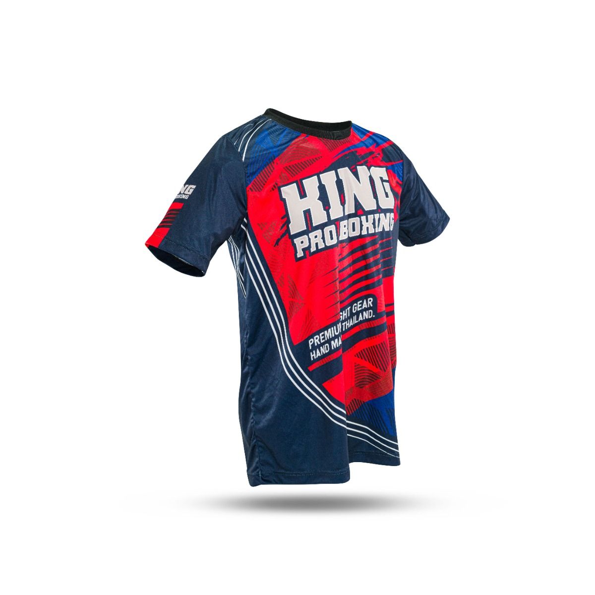 KING PRO SHIRT FPB FLAG TEE 2 - BLAUW/ROOD