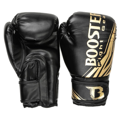 BOOSTER KICKBOKS HANDSCHOENEN KIDS CHAMPION - ZWART/GOUD