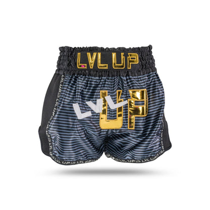 LVL-UPKICKBOKS BROEKJE FLASH - ZWART/BLAUW