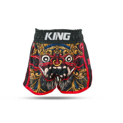 KING PRO KICKBOKS BROEKJE BARON - ZWART/ROOD