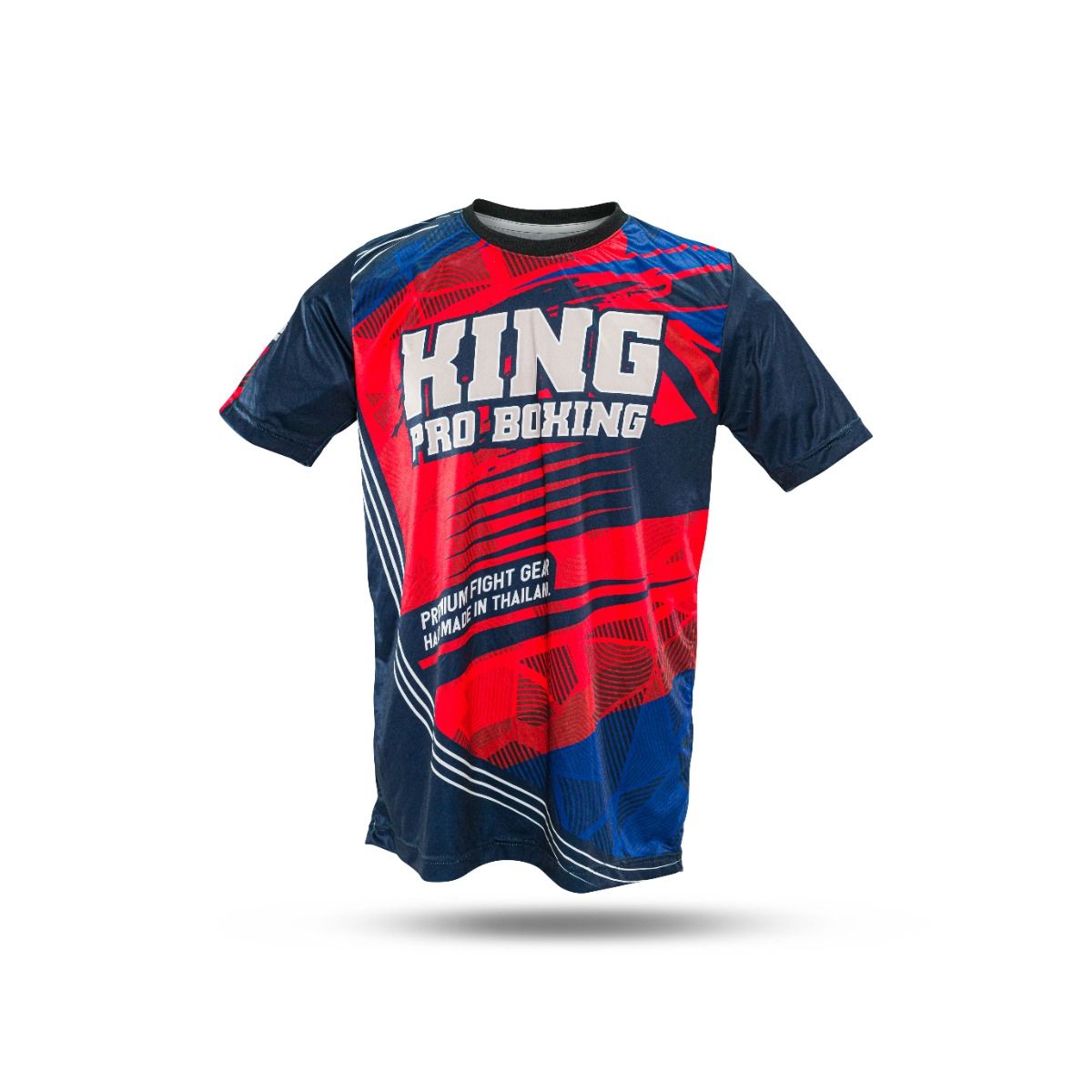 KING PRO SHIRT FPB FLAG TEE 2 - BLAUW/ROOD