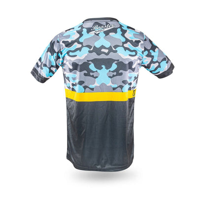 BOOSTER T-SHIRT URBAN TEE -  CAMO  BLAUW