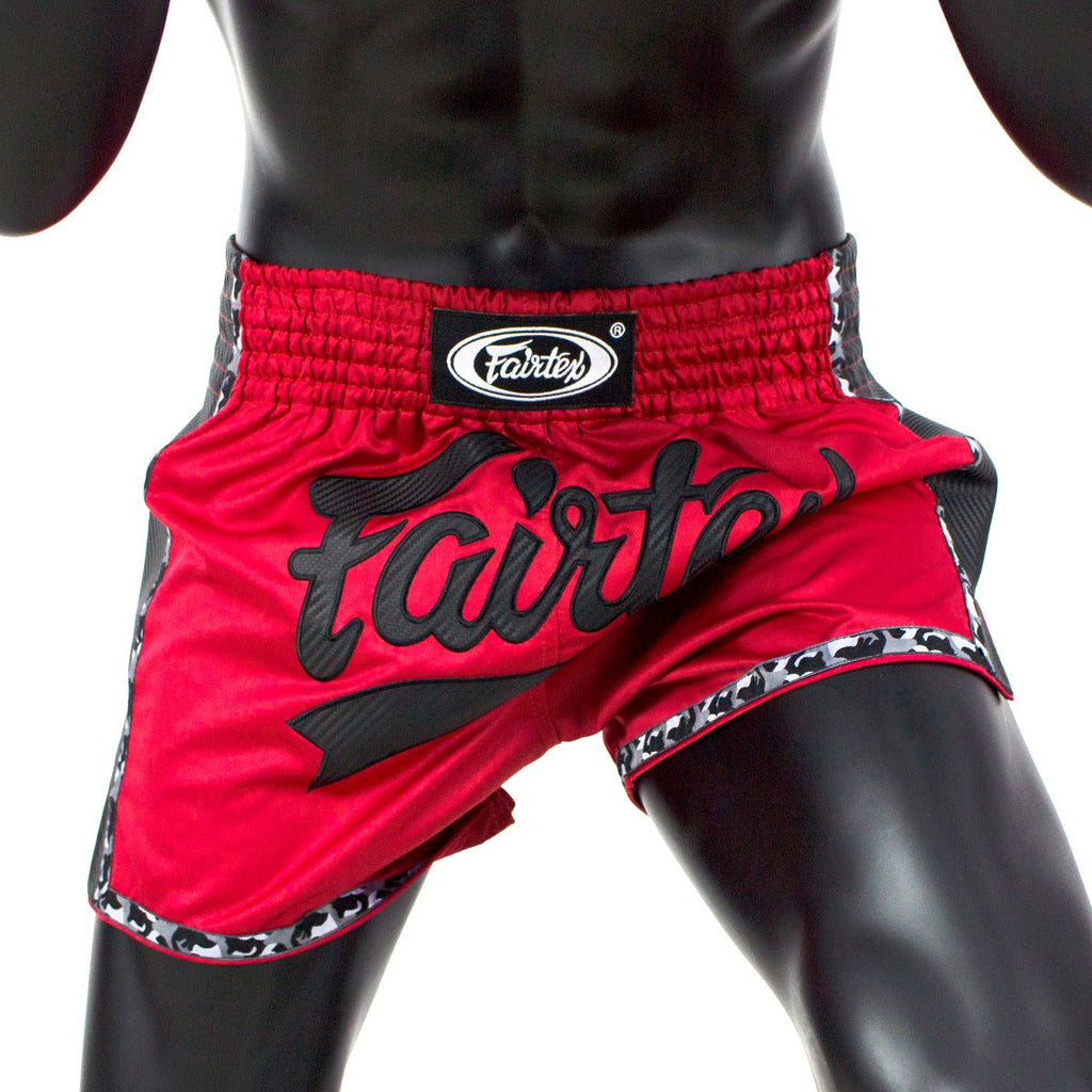 FAIRTEX MUAY THAI BROEKJE -  ROOD/ZWART