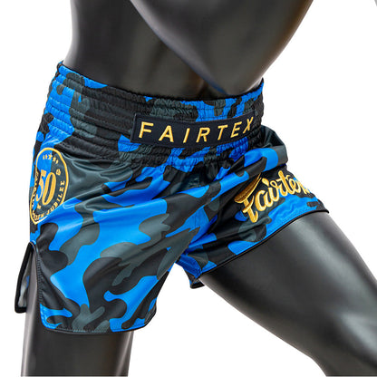 FAIRTEX MUAY THAI BROEKJE - BLUE CAMO