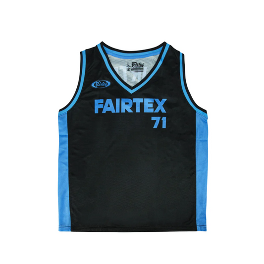 FAIRTEX BASKETBALL JERSEY ZWART/BLAUW