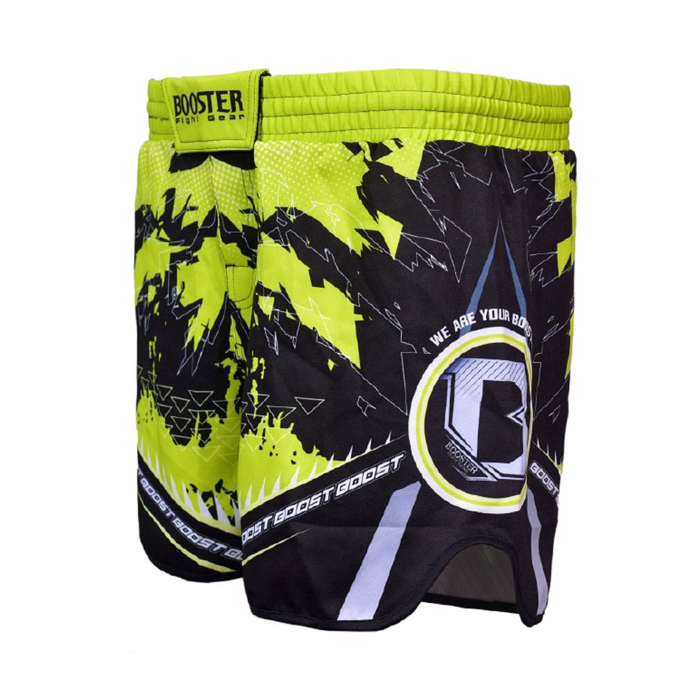 BOOSTER MMA SHORT CHAOS 2 - GEEL