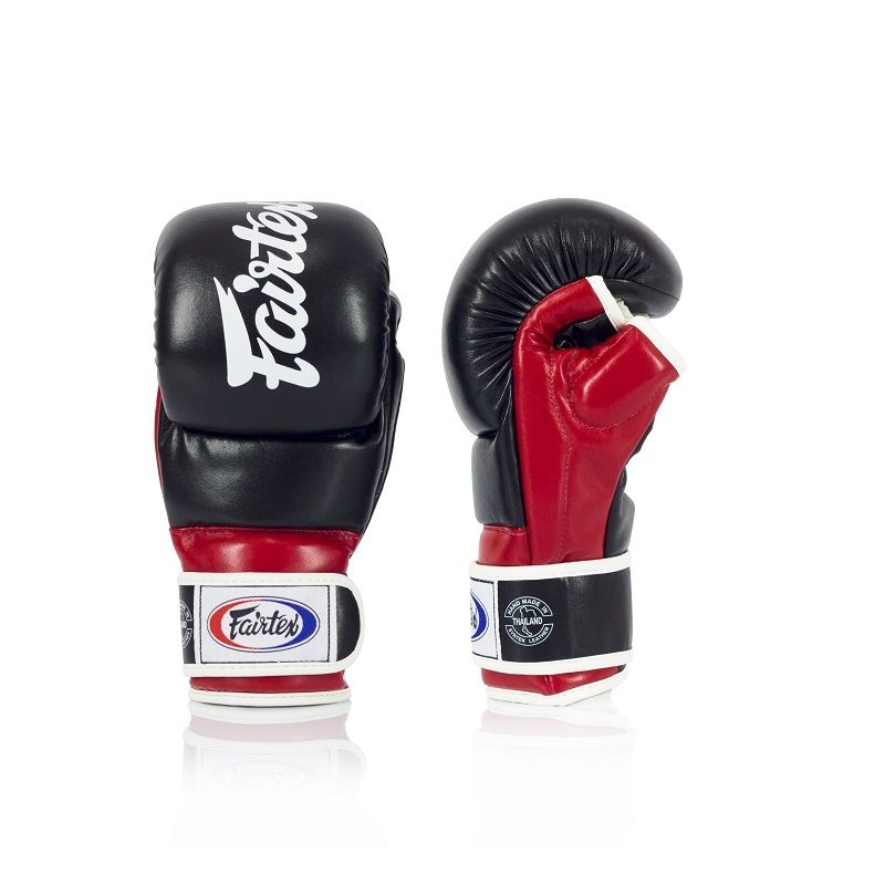 FAIRTEX MMA-SPARRINGSHANDSCHOENEN - ZWART