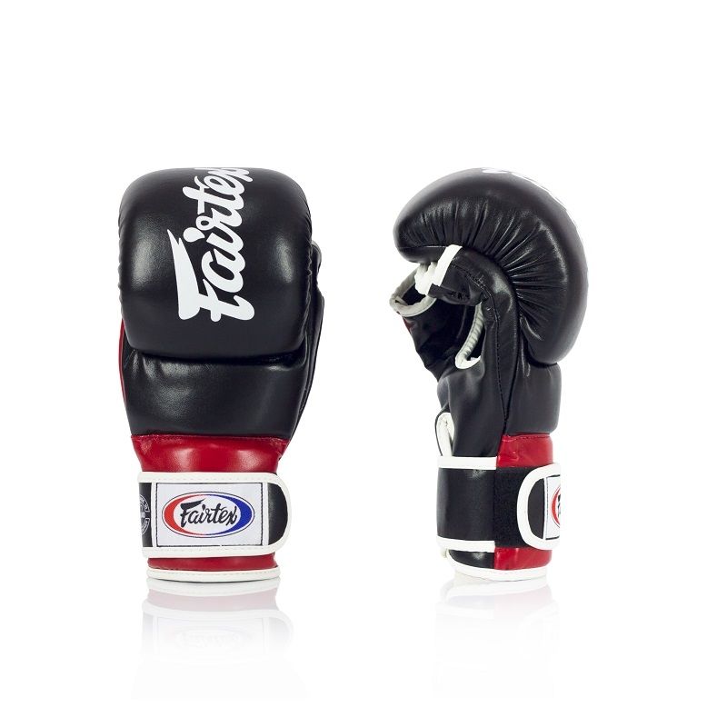 FAIRTEX MMA-SPARRINGSHANDSCHOENEN - ZWART