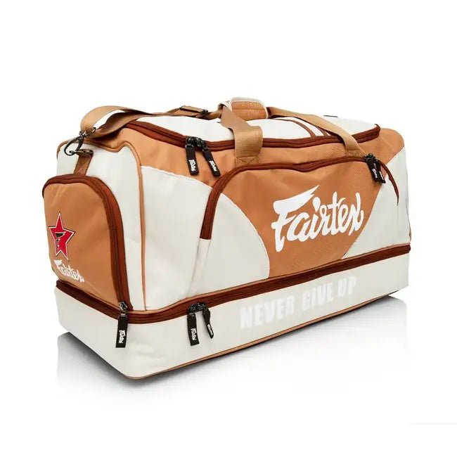 FAIRTEX SPORTTAS MEGA-BEIGE/BRUIN