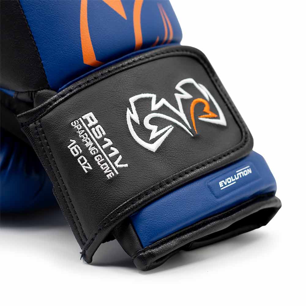 RIVAL (KICK)BOKSHANDSCHOEN EVOLUTION RS11V BLAUW/ORANJE
