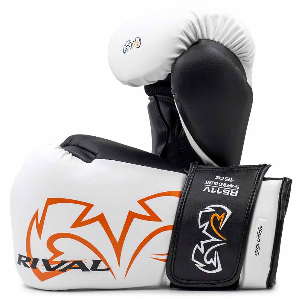 RIVAL (KICK)BOKSHANDSCHOEN EVOLUTION RS11V WIT/ORANJE