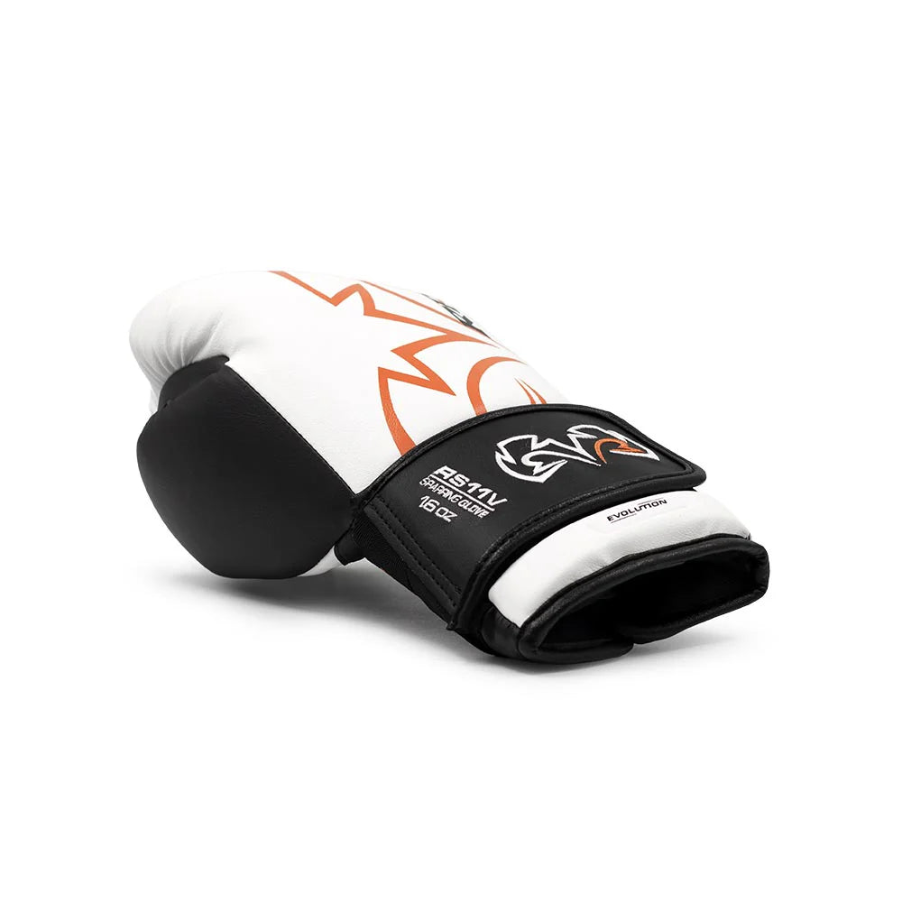 RIVAL (KICK)BOKSHANDSCHOEN EVOLUTION RS11V WIT/ORANJE