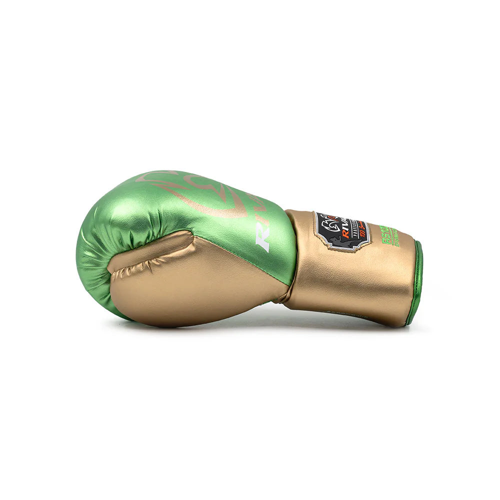 RIVAL (KICK)BOKSHANDSCHOEN RS100 GROEN/GOUD (VETERS)