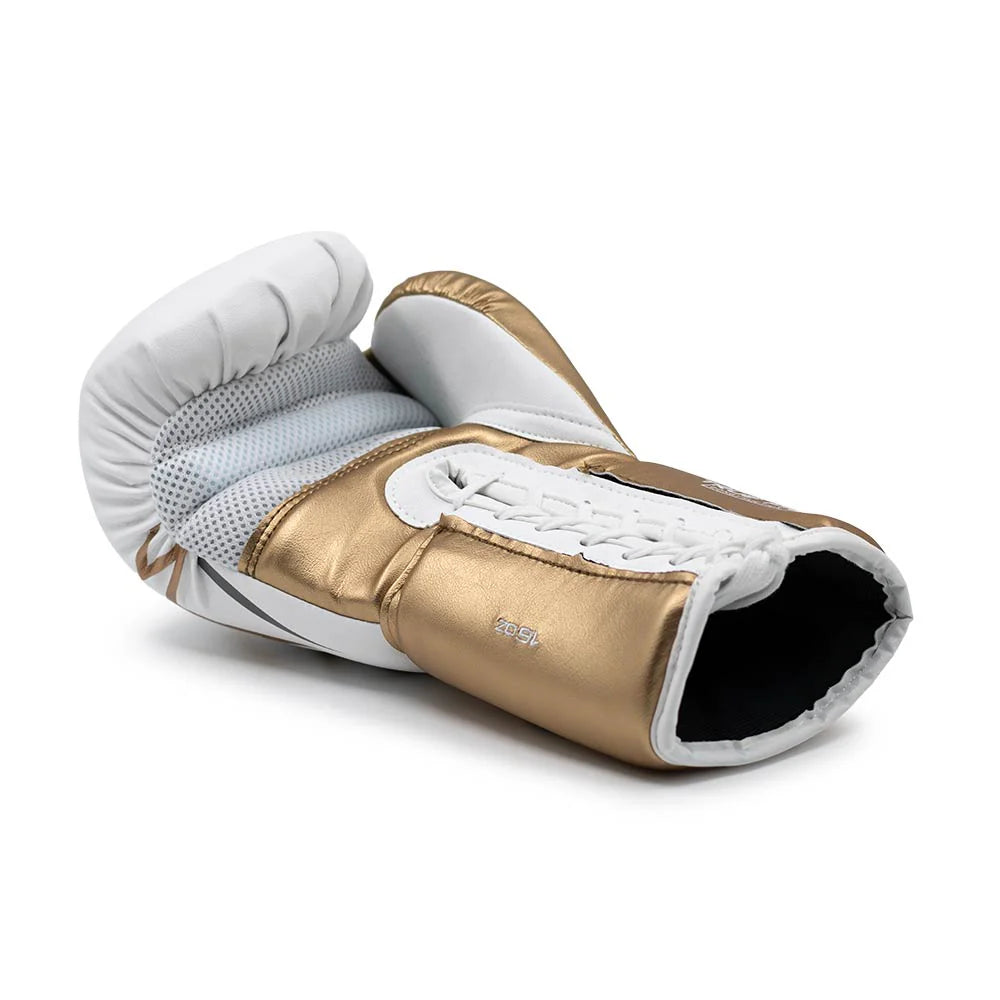 RIVAL (KICK)BOKSHANDSCHOEN RS100 WIT/GOUD (VETERS)