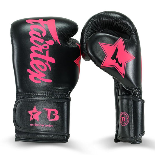 FAIRTEX/BOOSTER FXB-BG V2 ZWART/ROOS