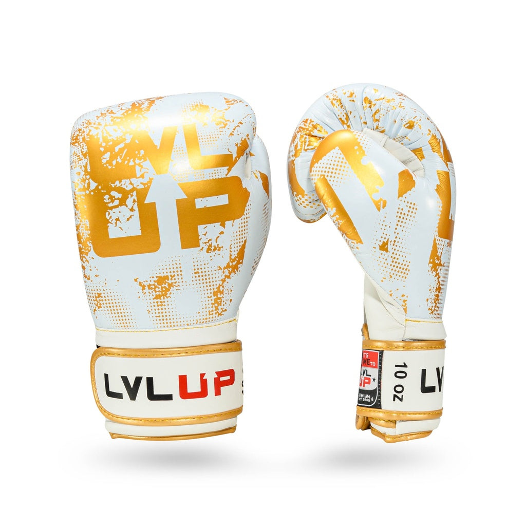 LVL UP (KICK)BOKSHANDSCHOENEN STADIUM 2 WHITE/GOLD