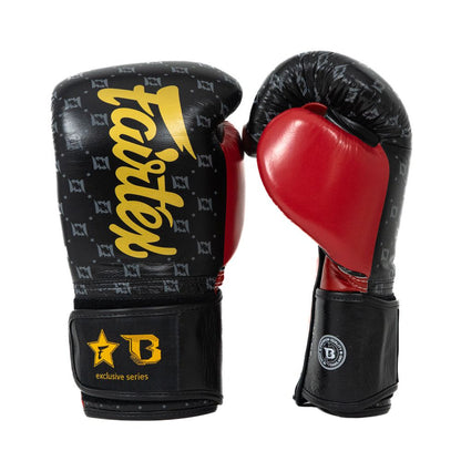 FAIRTEX BOOSTER FXB-BG STAR - ZWART/ROOD