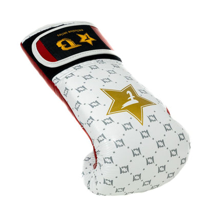 FAIRTEX BOOSTER FXB-BG STAR - WIT/ROOD