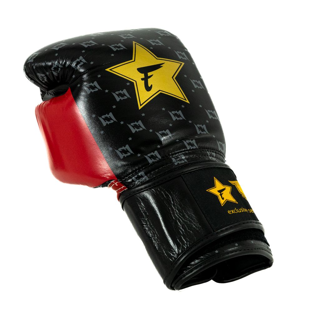 FAIRTEX BOOSTER FXB-BG STAR - ZWART/ROOD